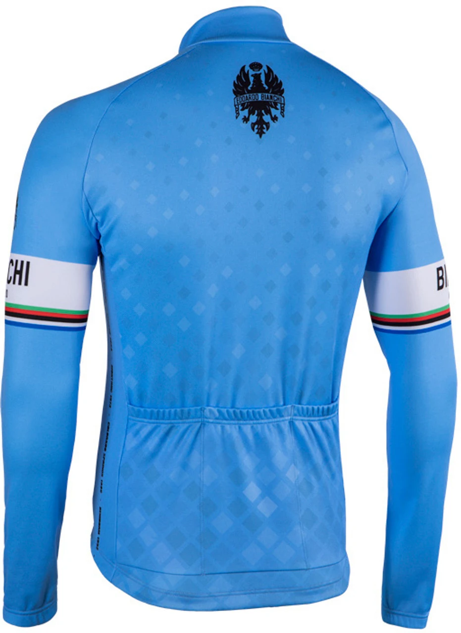 Bianchi Milano Storia1 Blue Long Sleeve Jersey 4 Bianchi Milano Storia1 Blue Long Sleeve Jersey - Image 2