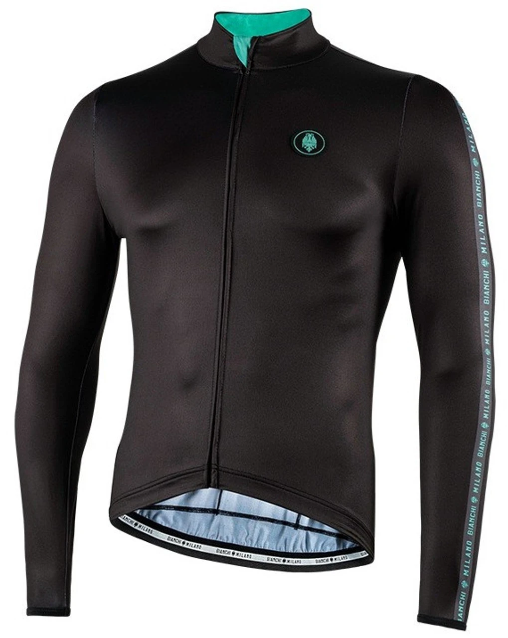 Bianchi Milano Valfurva Black Long Sleeve Jersey 3 Bianchi Milano Valfurva Black Long Sleeve Jersey
