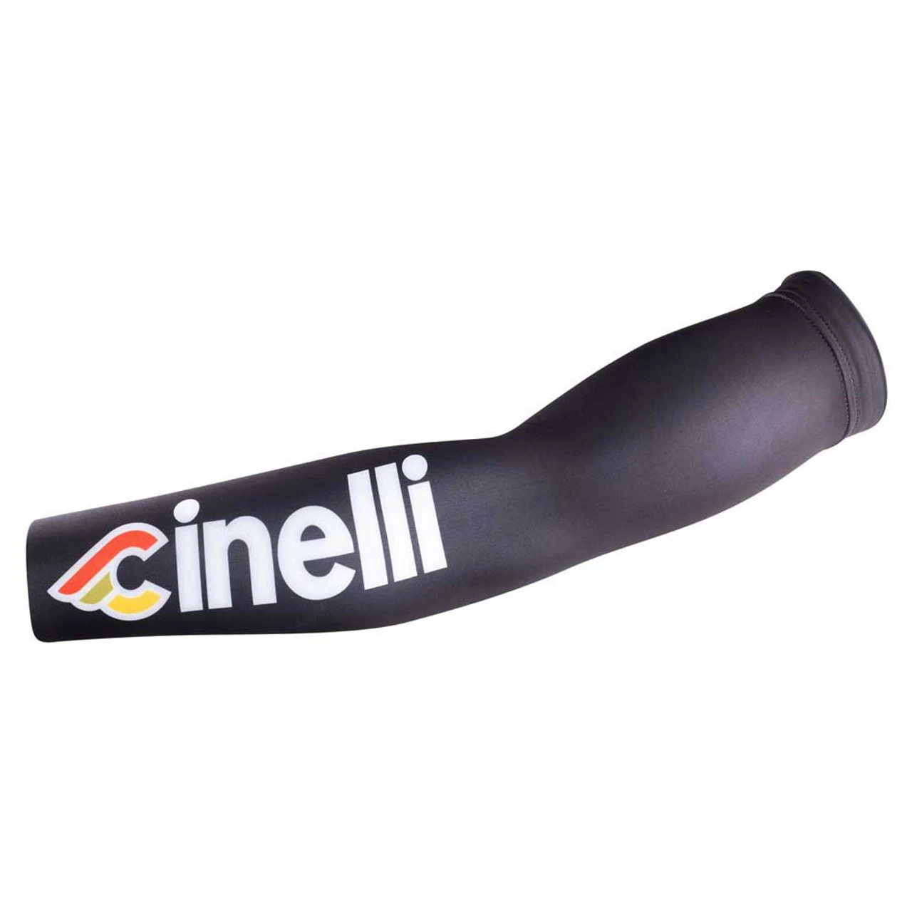 Cinelli Tempo Black Logo Black Arm Warmers 3 Cinelli Tempo Black Logo Black Arm Warmers