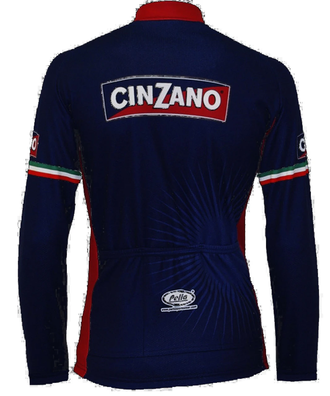Cinzano Blue Long Sleeve Jersey 4 Cinzano Blue Long Sleeve Jersey - Image 2