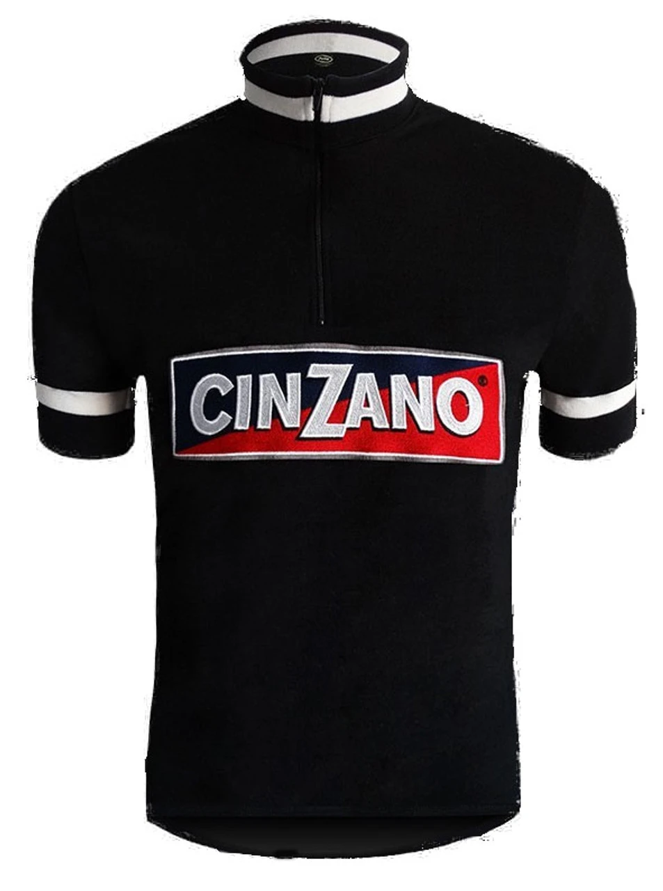 Cinzano Wool Black Retro Jersey 7 Cinzano Wool Black Retro Jersey - Image 5