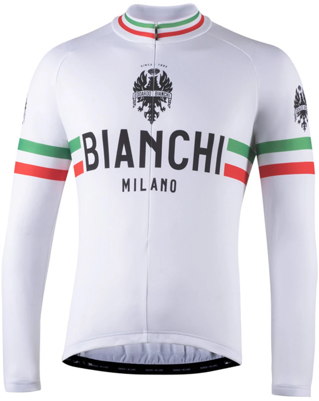 Bianchi Milano Storia White Long Sleeve Jersey 3 Bianchi Milano Storia White Long Sleeve Jersey