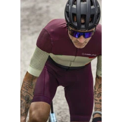 Nalini San Francisco Burgundy Olive Jersey -Nalini Cycling Gear nalini san francisco short sleeve jersey black orange rider3 64210.1679286268