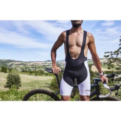 Nalini Veloce White Bib Shorts -Nalini Cycling Gear nalini veloce bib shorts white 4020 3 1433856 90806.1679242992