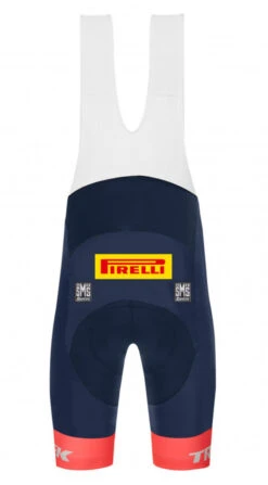 Santini 2022 Trek Segafredo Fan Bib Shorts -Nalini Cycling Gear trek segafredo 2022 bib shorts rear 97050.1648912114